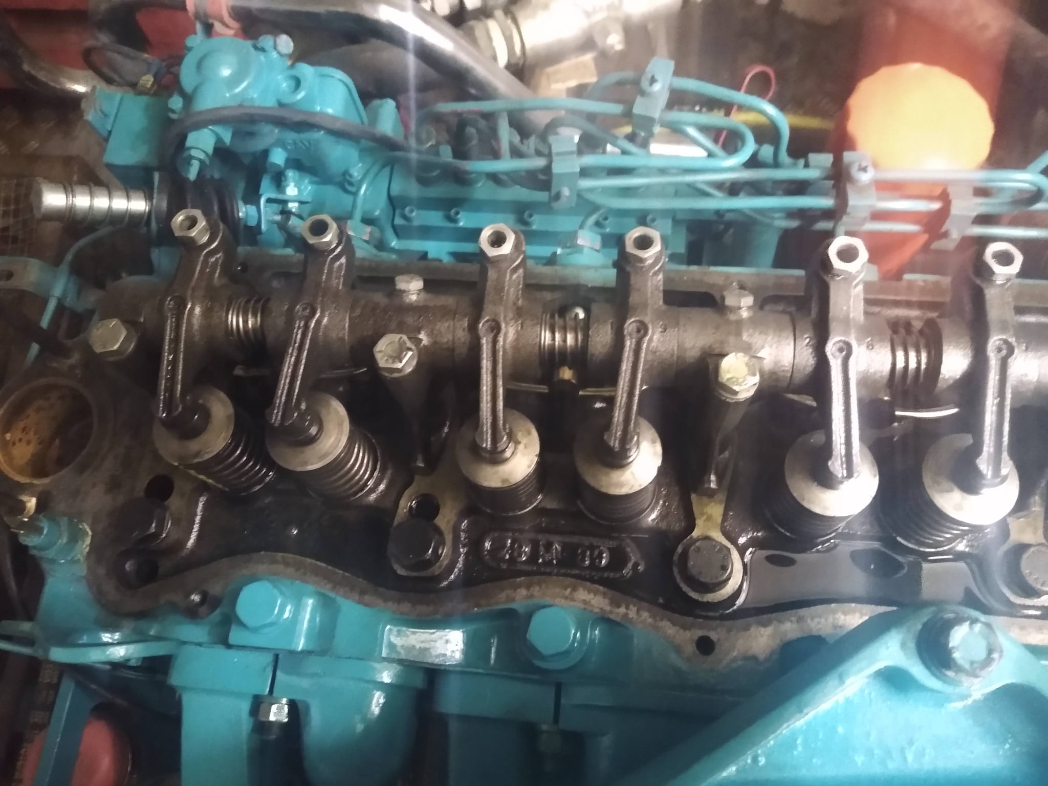 Ford Dover Rocker rail unrusted (after treatment with EDTA solution)